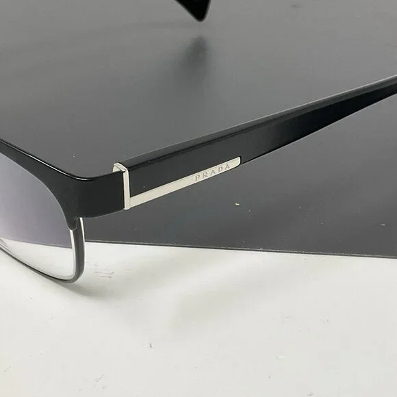 Prada VPR61P FAD-1O1 Eyeglasses Frames Matte Black Rectangle 53 [] 16 140 - Picture 3 of 13